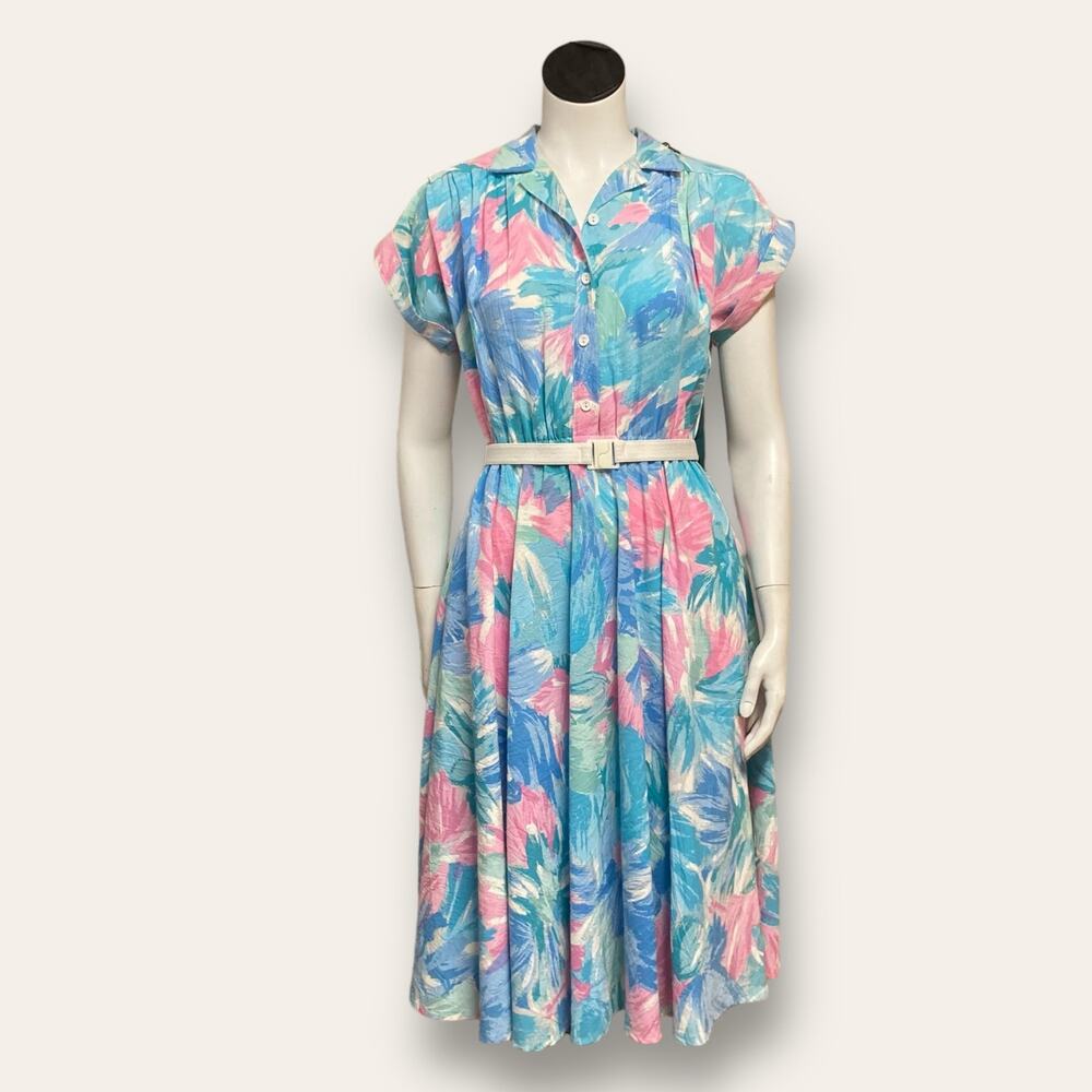 Vintage New looks California fit and flare dress size 10P
